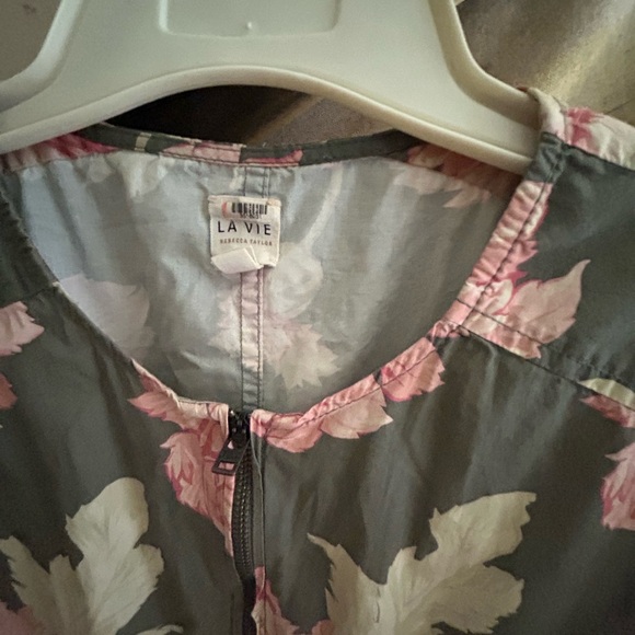 Rebecca Taylor La Vie Floral Jumpsuit SZ Medium Damage - Picture 5 of 11